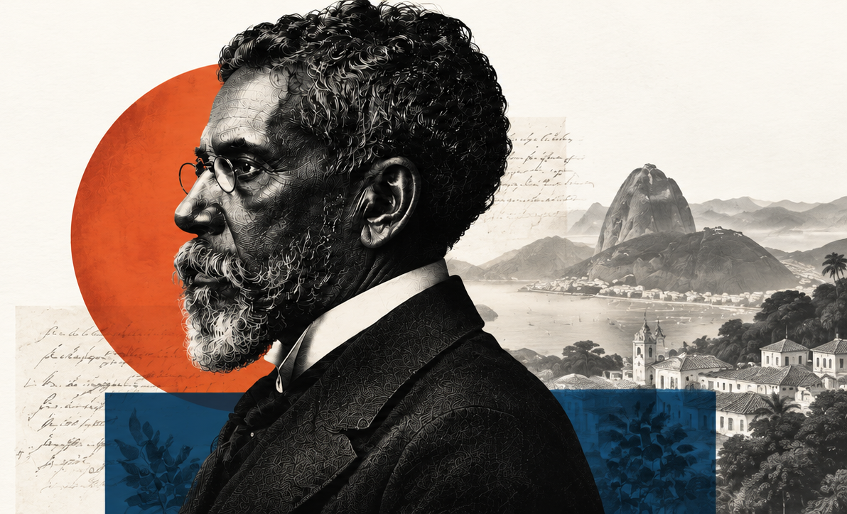 Retrato de Machado de Assis sobre o Rio de Janeiro do século XIX