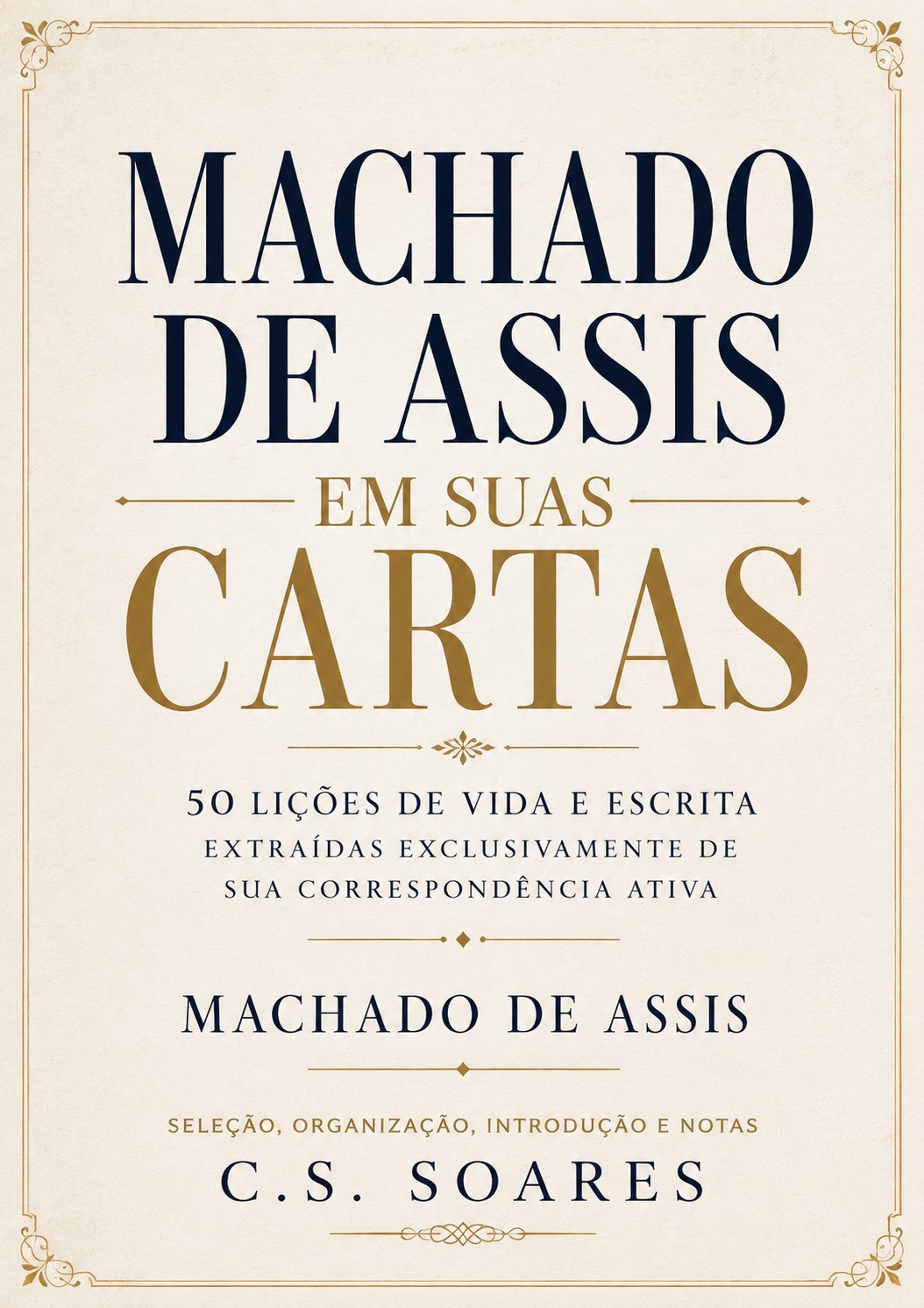 Capa do e-book Machado de Assis em suas Cartas